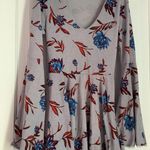 Kimchi Blue Red Blue Floral Purple Dress Size M Photo 2