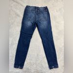 KanCan Signature Women's Mid Rise Distressed Stretch Ankle Skinny Jeans Size 29 Blue Photo 3