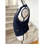 Cache Vintage Y2K Navy Naval Style Vest Brass Button Epaulet Design Military Photo 3