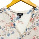 Torrid 00 Floral Cottagecore High Low Button Down Shirt Dress Roll Sleeve Blouse Photo 6