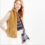 J.Crew ‎ Teddy Fleece Excursion Vest Sz M Full Zip Pockets Sleeveless Comfort Photo 6