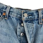 Levi's Levi’s 501 Wedgie Shorts Womens 29 High Rise Distressed Frayed Hem Denim Cheeky Photo 2