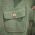 Joie  Wool Blend Olive Green Work Coat Effortless Chic Boho Classic Casual Photo 6