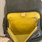 Baggallini  convertible mini sling backpack purse bag grey nylon fabric w/ black Photo 6