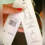 Calvin Klein desert sage Garnet Triple Compartment Zipper Satchel 2-in-1 NWT$188 Photo 3