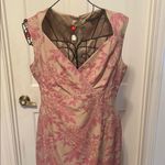 🌸🌸🌸BOGOHO 🌸🌸🌸Isabella DaMarco Pink Floral Sleeveless Dress with Matching Shrug Size 14 Photo 1