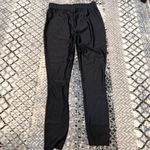 Only  Onllina Shiny Pull On‎ Mid Rise Black Leggings Size Medium Photo 2