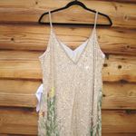 Mac Duggal  5475 Women's  Floral Embellished Spaghetti Strap Gown Photo 5