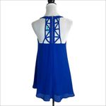 Gianni Bini NWT GB  Blue Sleeveless Mini Dress With Strappy Back Size XS Photo 1