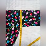 #FOLLOWME Unisex Pajama Top Black Christmas Lights Print Cotton NWT – Size M Size M Photo 9