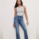 Good American High Rise Super Stretchy Dark Blue Jeans Photo 1