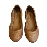 Lucky Brand Emile Leather Textured Ballet Flats in Copper, Sz 8 Photo 1