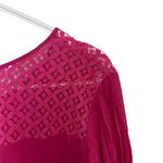 Alyx long sleeve lace tie front plus size 3xL pink Pink Photo 6