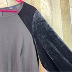 Tommy Hilfiger Size 16W Velvet Sleeve Crewneck Black A-Line Party Cockta… Photo 5