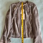 WAYF NWT Nordstrom Velvet Open Jacket Shirt Womens Small Pewter Gray Top Blouse Photo 7