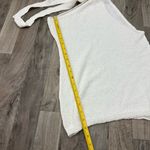 Sheer knit one shoulder bodycon coverup dress White Photo 2