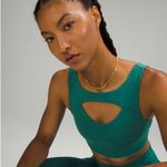 Lululemon Crunch Teal Lagoon Everlux Cut-Out Train Bra *Medium Support, B/C Cups Photo 1