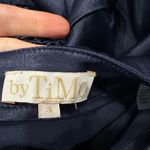 ByTimo Crepe Satin Puffed Dress Navy Blue Small S Photo 6