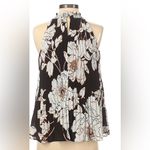 Apt. 9  Pleated Floral Tank Top - Small Photo 1