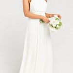 Show Me Your Mumu NWT Amanda Wedding Cake Chiffon Maxi Dress Size Medium Photo 1