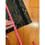 Diane Von Furstenberg  Marta Framed Python Snake Reptile Print Size 4 Mob Wife Photo 3