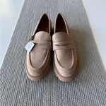 A New Day  Tan Taupe Faux Suede Lug Sole Penny Loafer Memory Foam Sz 11 Photo 7