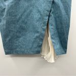 Derek Lam  10 Crosby LTD Light Denim  Asymmetric Ruffle Slit Long Pencil Skirt 10 Photo 2