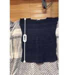 Old Navy Black Crochet Knit Sleeveless Sweater Top Size Small Petite SSP Photo 4