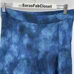 Free People Martine Flirt Tie Dye Mini Skirt Blue Side Zip Slit Women's Size 10 Photo 3