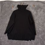 Cyrus Knit Raya Womens Turtleneck Oversized Heavyweight Sweater Womens Large Black Photo 2