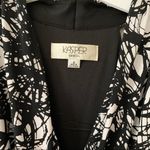 Kasper NWT  Black Patterned Sleeveless VNeck Slinky Dress Photo 3