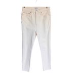 RE/DONE  - 90s High Rise Ankle Crop Jeans Vintage White Sz 28 Photo 1