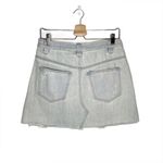 We The Free NWOT People Light Acid Wash Sidecar Denim Mini Skirt Photo 4