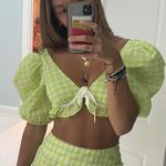 For Love & Lemons  Gingham Top Photo 0