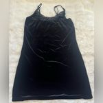 Gilligan & O'Malley Black Crushed Velvet Lace Detail Slip Gown/Dress Size Large Photo 11