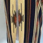 Vintage boho Vest Southwest Aztec Western Fall Vest Reversible Hippie S/M Size M Photo 7