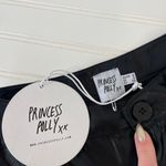 Princess Polly NWT Black Martha Shiny Suit Pants High Rise Cropped Size 2 Photo 6