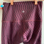 Lululemon Wunder Under Shifted Horizon Red Grape Active Pants Workout Athleisure Photo 5