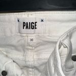 Paige  white Kylie crop jeans size 30 Photo 2