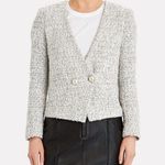 Intermix Carrie Double-Breasted Tweed Blazer Photo 0