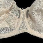 Wacoal Vintage  #85123 Lace Underwire Bra 32DD Ivory Cream Made In USA Photo 2