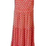 Boden Nicole Floral Tiered Sleeveless Midi Wrap V Photo 0