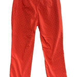 Rafaella  Women’s Orange Polka Dot Pants,‎ Size 6 ankle skinny Photo 0