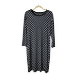 Ralph Lauren Lauren Ralph Lauren Navy Blue Green Geometric Floral 3/4 Sleeve Dress Size XL Photo 3