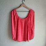 Sanctuary 💗 Sunset Pink Coral Square Neck Blouse Photo 4
