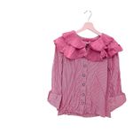 Buru Pink Stripe Ruffle Photo 1
