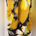 Jessica Howard  Yellow and Brown Floral Mini Dress Photo 1