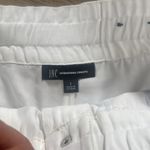 INC International Concepts High Waist White Shorts 2 Paperbag casual Dress Photo 2