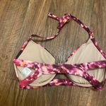 Shade & Shore Womens Underwire Bikini Swim Top Bra 36 DD Dark Pink Tie Dye Photo 2