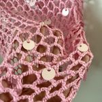 Exotic Crochet Net Sequins Belly Dance Hip Scarf Swim Cover Skirt Fish Net Pink Size undefined Photo 3